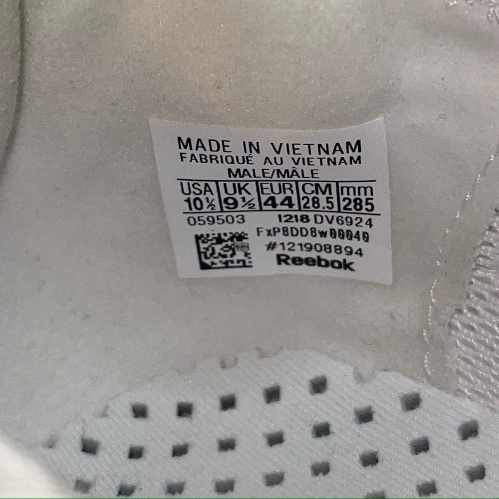 reebok tech graph split